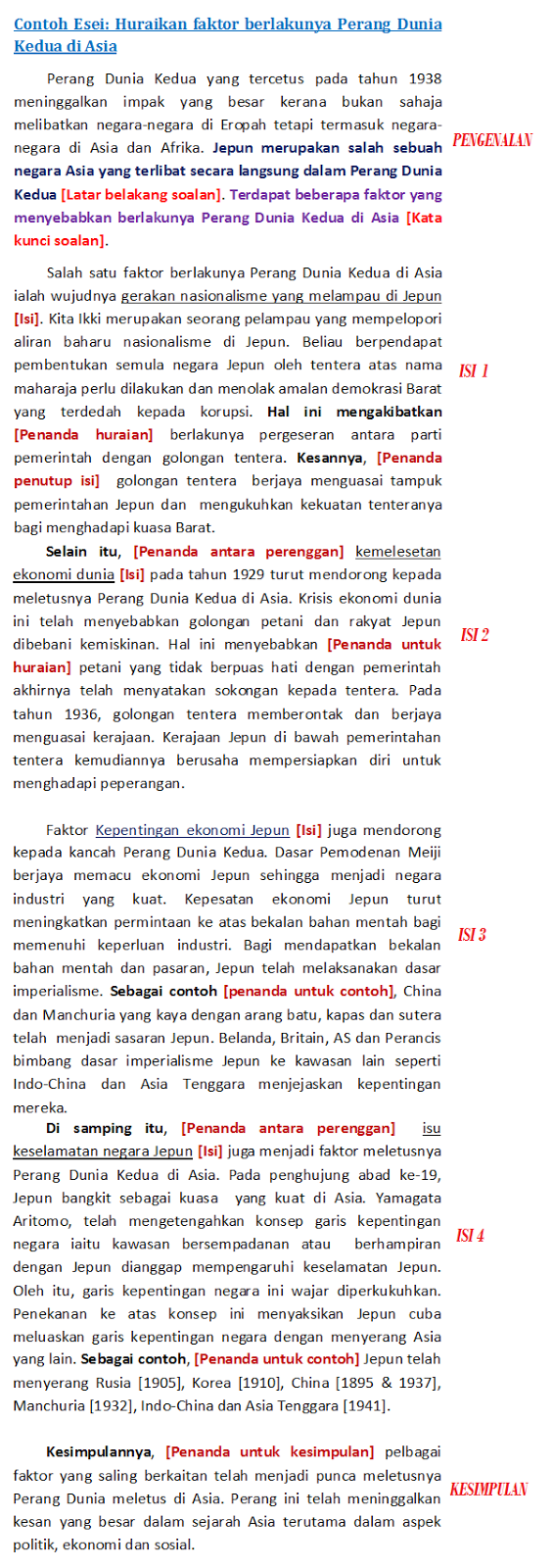 Cara Menulis Soalan Esei Sejarah - Terengganu n