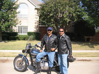 Avatar and me with his baby - the HD Dyna Glide