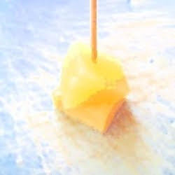 Cheese and Pineapple on a stick