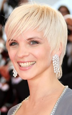 Women Celebrity Short Blonde Haircuts Style