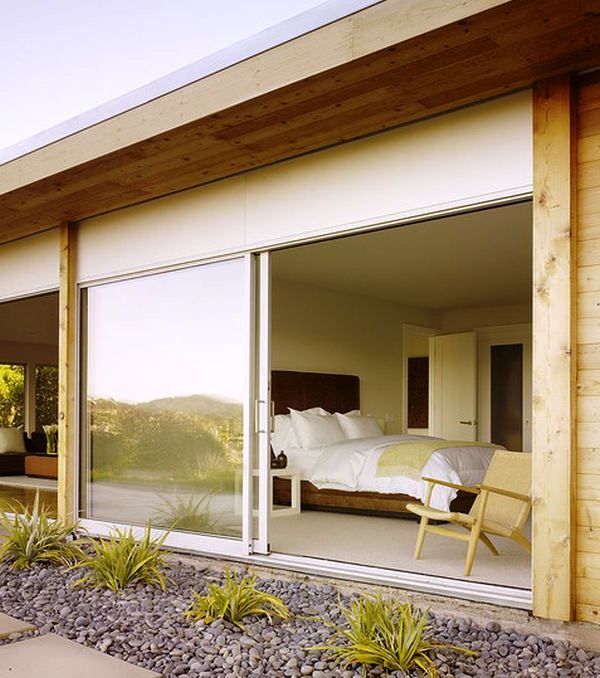 30 model pintu  kamar  tidur  minimalis  terbaru geser kayu 