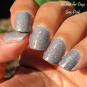 NailaDay: Polished for Days Grey Opal