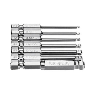 1/4 Inch Hex Shank magnetic screwdriver bit set S2 Impact Ready Tool kit Hown - store