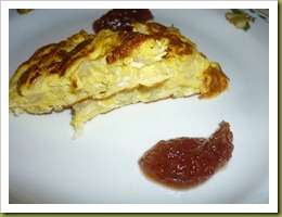 Frittata con cipolla bianca e salsa di cipolle (6)