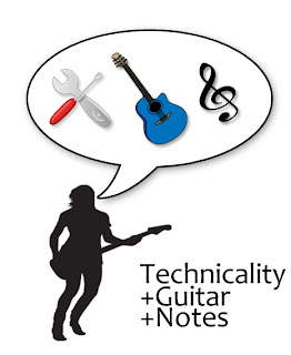 Technicality in guitar playing