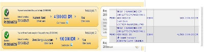 withdraw pada tanggal 21 Agustus 2013 sebesar 4,6 Juta