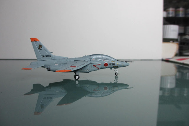 1/144 Kawasaki T-4 diecast metal aircraft miniature