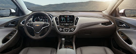 Interior view of 2016 Chevrolet Malibu