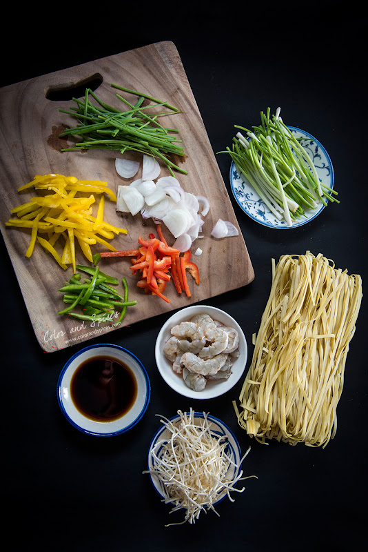 noodles with shrimp