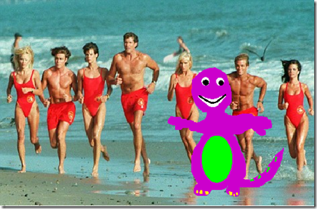 baywatch barney