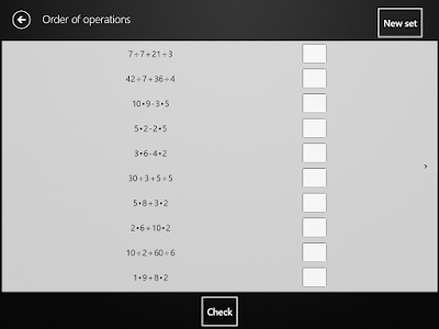 Arithmetic order of operations worksheet