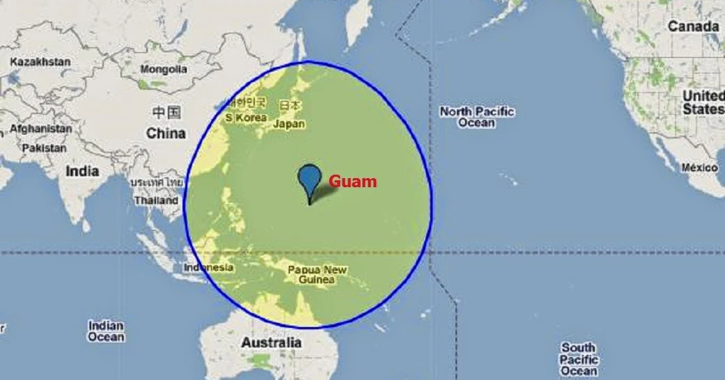 Resultado de imagen para mapa de la isla de guam