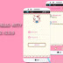  BBM Mod Iphone 7/Facebook/Cute Pink Baru