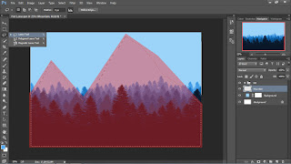 Cara Membuat Flat Lanscape Dengan Photoshop