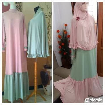 RUMAH HIJAB SAVANA MADE BY ORDER GAMIS SYARI  PELANGI