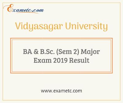 Vidyasagar University Result 2019