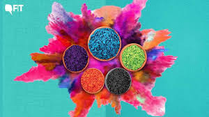 makeup ideas for holi with organic color.
