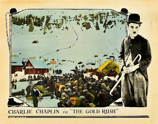 THE GOLD RUSH. Estados Unidos. Lobby Card: 36 x 28 cms. LA QUIMERA DEL ORO. The Gold Rush. 1925. Estados Unidos. Dirección: Charles Chaplin. Reparto: Charles Chaplin, Mack Swain, Georgia Hale, Tom Murray, Malcom Waite, Henry Bergman, Betty Morrisey.