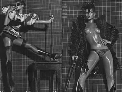 Rihanna: Topless e biquini na Vogue