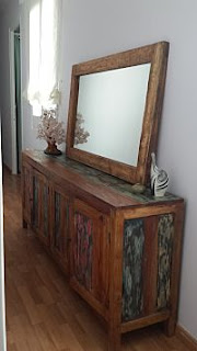 espejo y marco Vanessa Naturalis muebles ecológicos madera sostenible