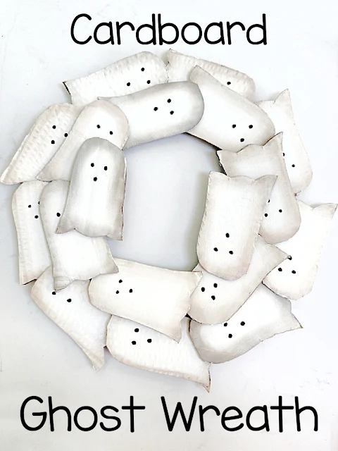 ghost wreath with overlay