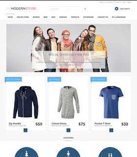  JM Modern - Ecommerce Joomla VirtueMart Online Store Template