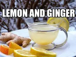 lemon and ginger.