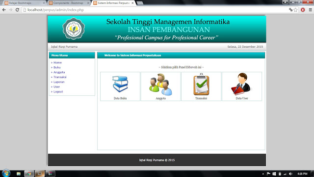 Source Code Aplikasi Perpustakaan Berbasis Php dan MySQL