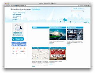 Web de estación de autobuses