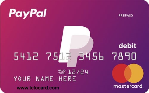 Virtual Prepaid Card For PayPal