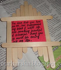 Popsicle sticks or Ice cream sticks Frame  (7)