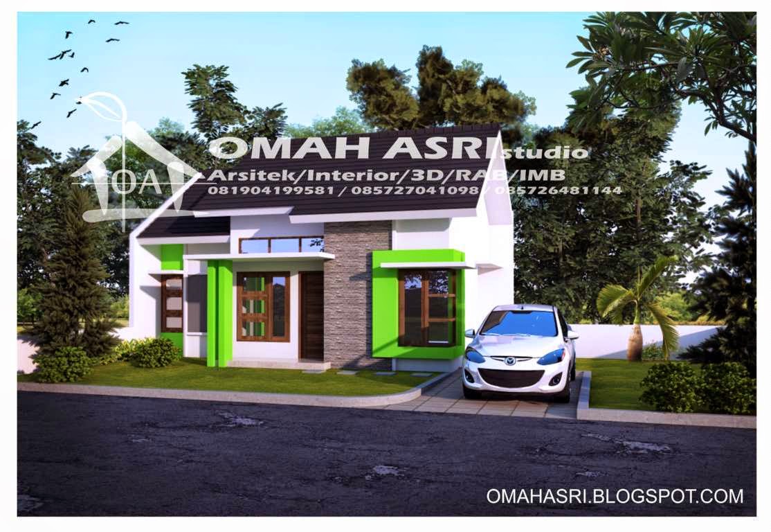 Omah Asri Studio Desain Rumah  Type 45 Jendela  Sudut 