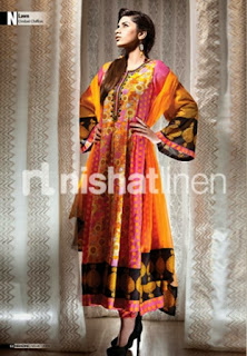 Long Frock with Anakali Pattern