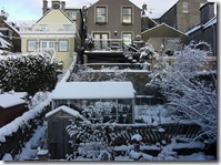 from the front door