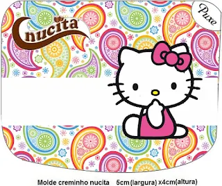 Hello Kitty Party, Free Printable Nucita Labels.