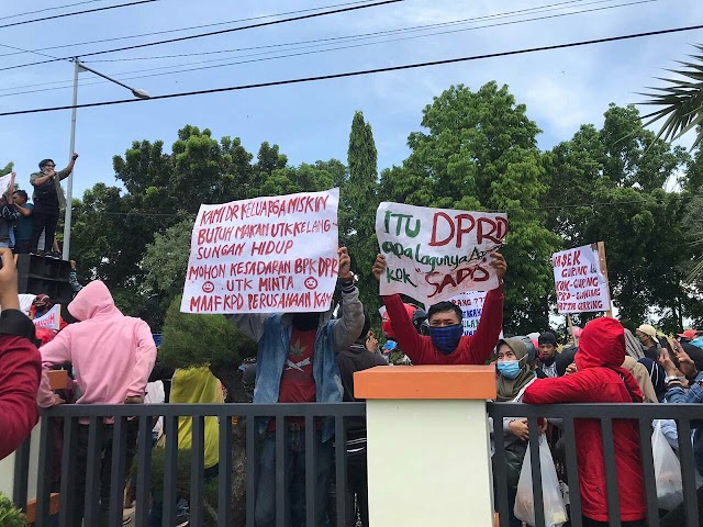Kunker Anggota DPRD Kabupaten Probolinggo Menuai Aksi Demo