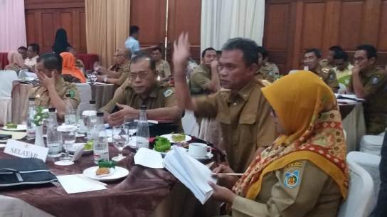 Sekda Selayar, Hadiri Sosialisasi Permendagri No 33 Tahun 2019