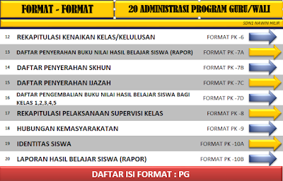 Download Aplikasi 20 Program Administrasi Guru Dan Wali Kelas Terbaru 2016