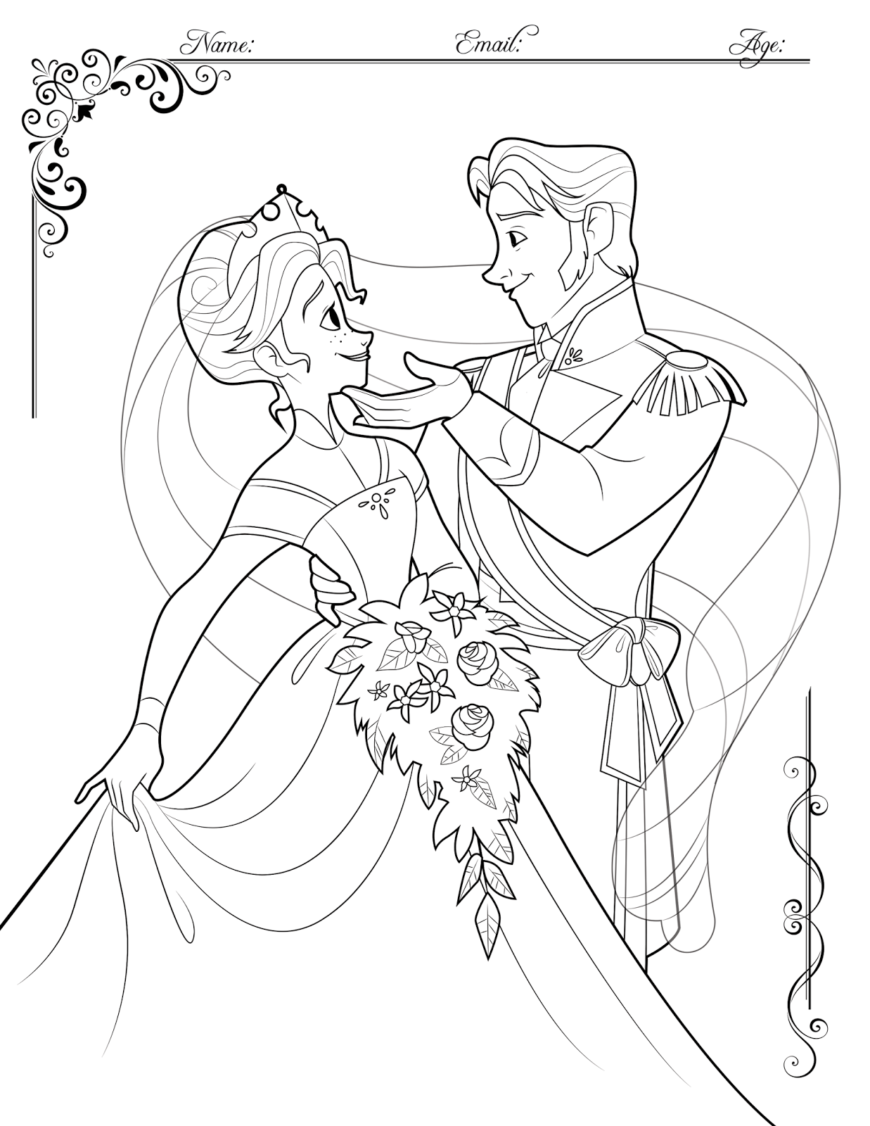 Disney Frozen Coloring Pages Free ~ Instant Knowledge