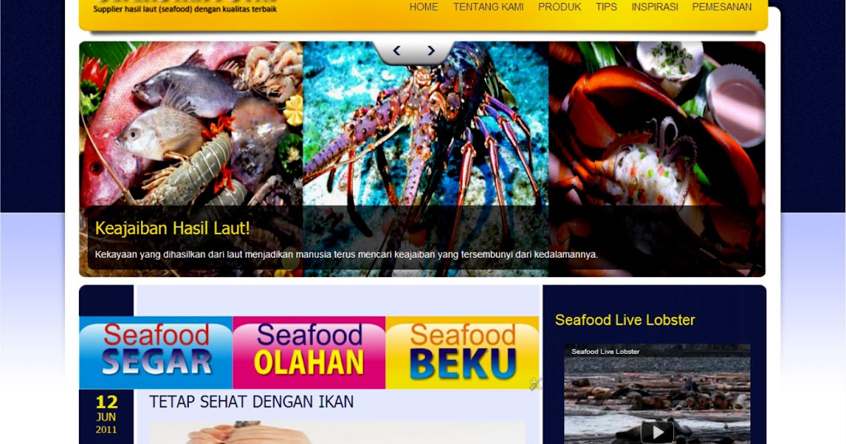 DESAIN BLOG CV.LAUTAN PUTIH by desain gratis  desain 