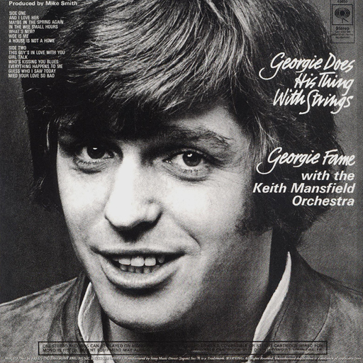 Georgie Fame Georgie Does his Thing With Strings UK 1969 