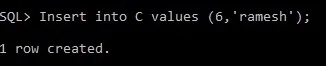 insert in client using synonym