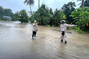 Hujan Disertai Angin Kencang, Kapolres Parepare Pantau Sejumlah Titik Rawan Bencana Banjir