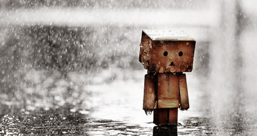  Gambar  Foto Boneka Danbo Sedih Patah Hati Sad Love 