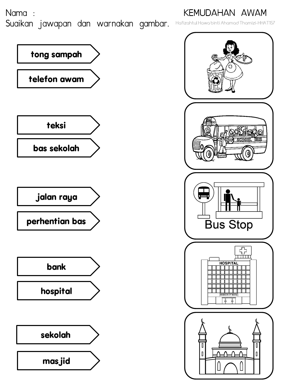 Cikgu Fieza (HHAT157): Kemudahan Awam