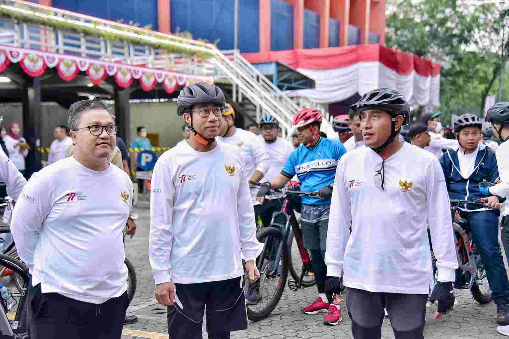 Gowes Go Sehat Bank Sumut