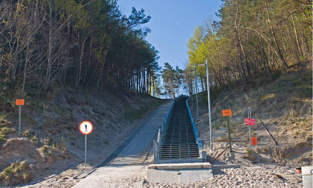 erozja klifów w Jastrzębiej Górze