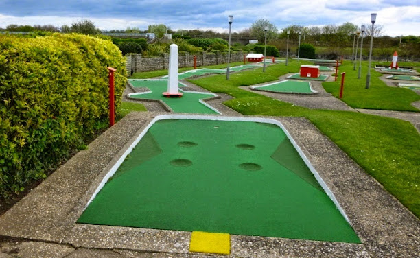 The Arnold Palmer Putting course in Skegness, Lincolnshire