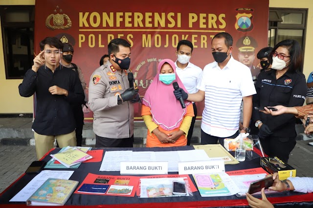 Polres Mojokerto Bongkar Penipuan Arisan Lebaran Senilai Rp 1 Miliar