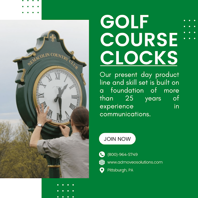 golf course clocks for sale